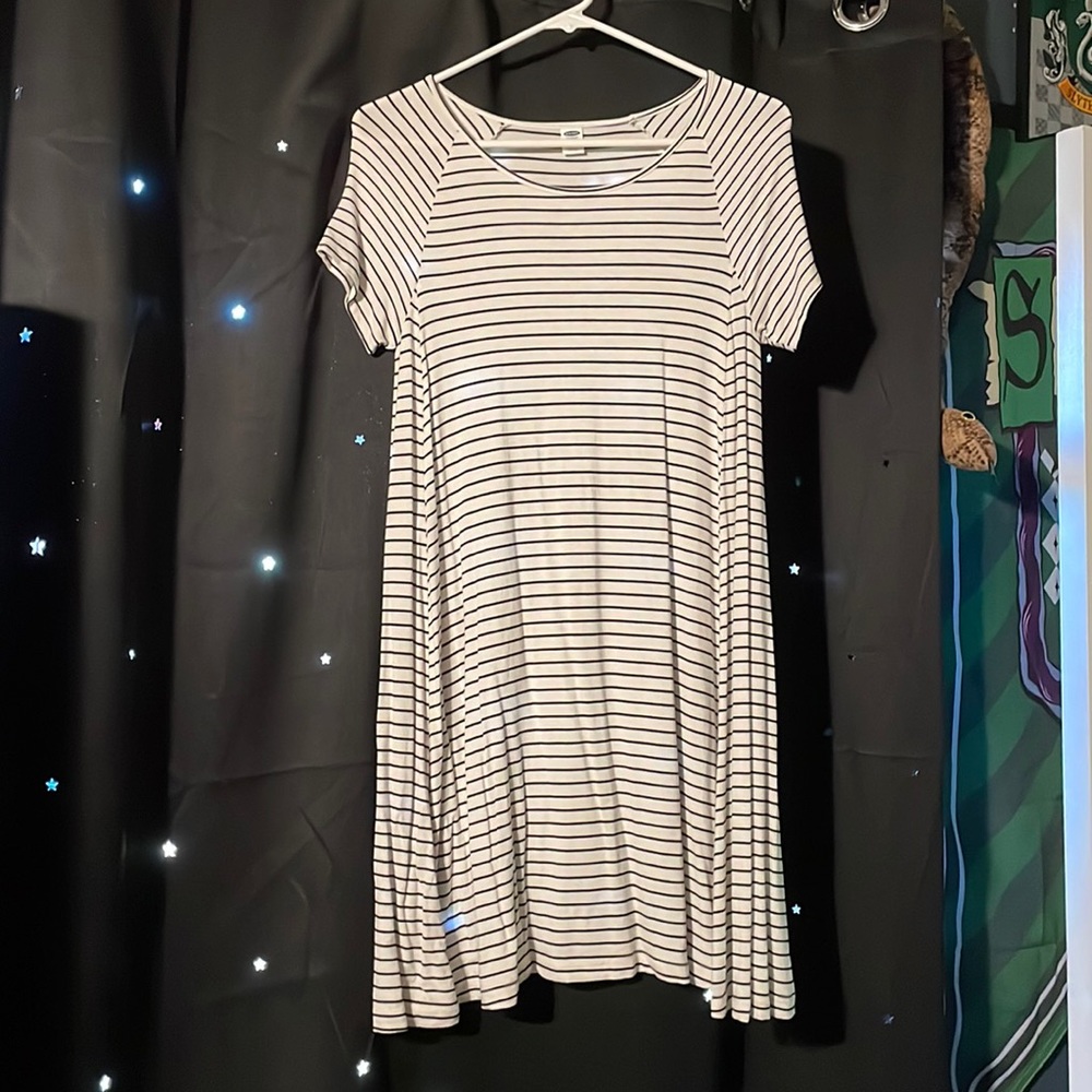 Soft Stripped Dress NWOT